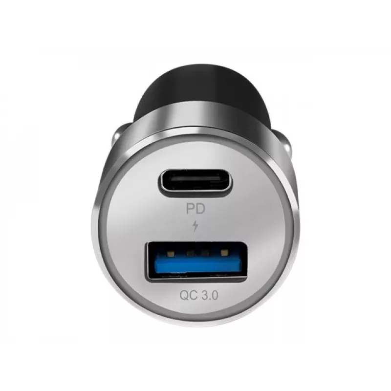 LogiLink Auto-Power Supply - 36 Watt - 3 A - PD 3.0, QC 3.0 - 2 Output Ports (USB, 24 pin USB-C)