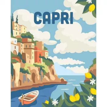 Painting kit Ravensburger CreArt Capri – canvas painting set by Ravensburger