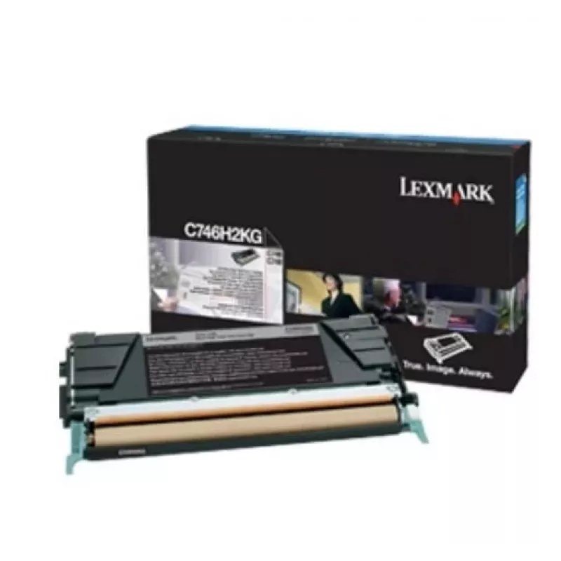 LEXMARK C746H3KG Toner Lexmark black korporacyjny 12000 str. C746dn / C746dtn / C746n / C74