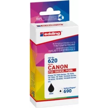 edding printer cartridge EDD-620 black compatible with Canon PGI-580XXL BK