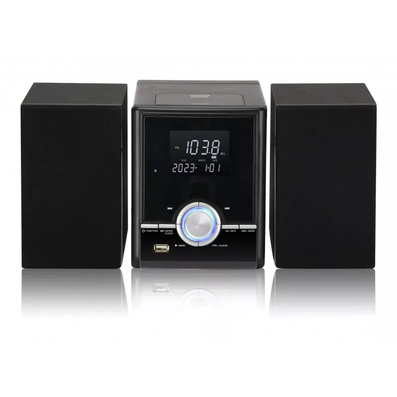 Tower stereo Eltra JOWISZ BT CD USB black — floor-standing audio system with Bluetooth, CD player and USB