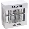 Salt and pepper mill Salter 7605 CLXR twin compact design, battery-powered, adjustable grind