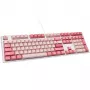 Ducky One 3 Gossamer Pink keyboard Gaming USB US English Pink, White