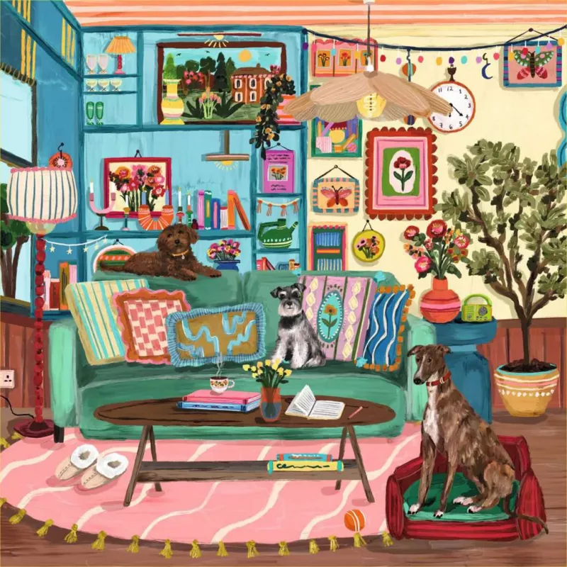 Jigsaw puzzle Ravensburger Art & Soul — Happy Place, Cozy Place, 750 pieces