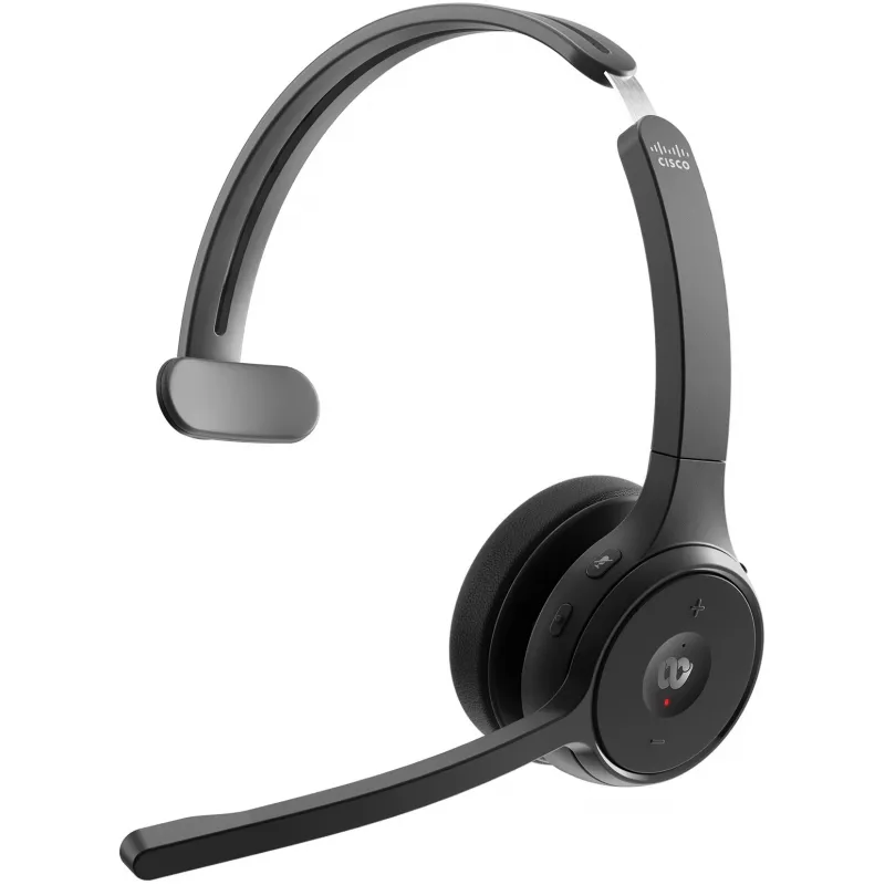 721 Wireless Single ON-EAR Headset USB-A BUNDLE-CARBON Blac
