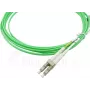 BlueOptics Duplex fibre optic patch cable, LC-UPC/LC-UPC beige, 10 metres, multimode G50/125m, OM5,