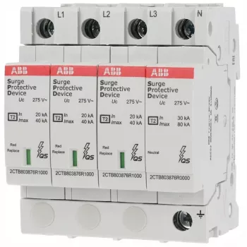 Surge arrester ABB OVRT23N40-275PQ 2CTB803973R1100 — Type OVRT23N40-275PQ, for TN/TT systems