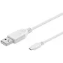 Microconnect USBABMICRO5W USB cable USB 2.0 5 m USB A Micro-USB B White