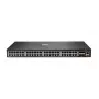HPE - Aruba Serie - Aruba 6300F - Switch - L3 - managed - 48 x 10/100/1000 + 4 x 1 Gigabit / 10 Gigabit / 25 Gigabit / 50 Gigabit SFP56 (Uplink / Stacking) Front and Seite to Hinte