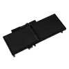 Battery Green Cell DE102V3 for DELL Latitude E5250 E5450 E5550, 7.6V 6200mAh LiPo, black