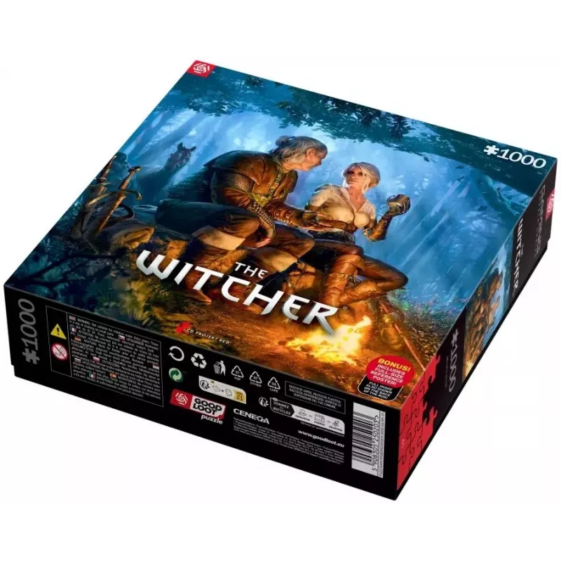 Good Loot Gaming Puzzle: The Witcher Journey of Ciri, 1000 pieces