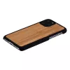 Smartphone case man and wood for iPhone 11 Pro — cappuccino black finish