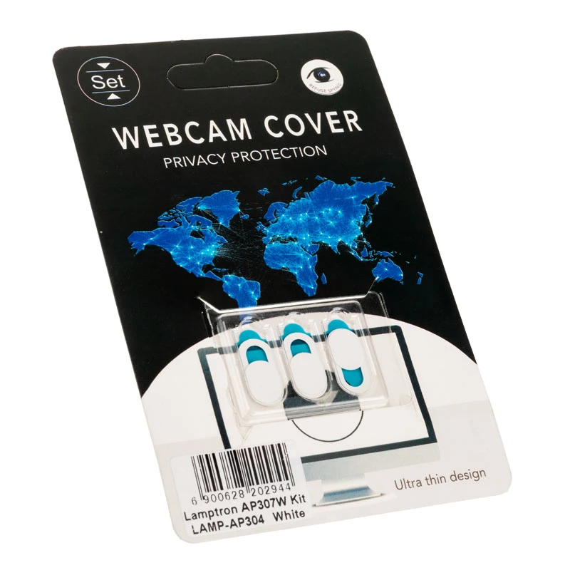 Webcam Cover Slider Pack, Lamptron LAMP-AP304, set of 3 protective camera covers
