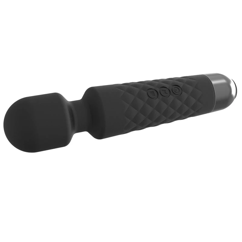 Clitoral Massager Erolab Wand-M Black — rechargeable, waterproof