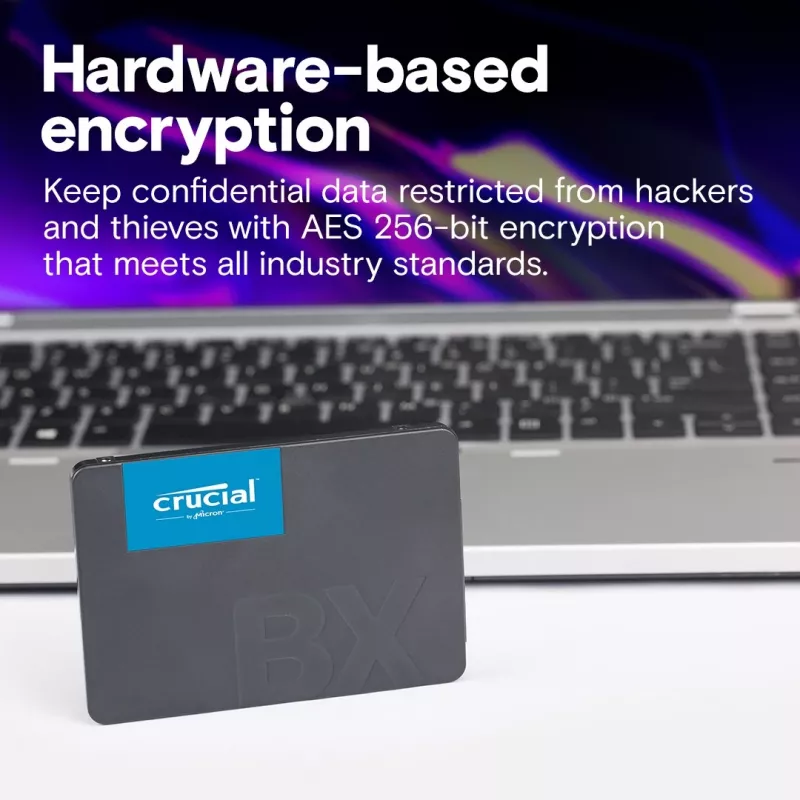 SSD disk Crucial 4 TB 2.5 inch SATA 3D NAND CT4000BX500SSD1
