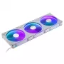 Phanteks D30-140 140mm White PWM Case Fan 3-pack — 140x30 mm, 250–1800 RPM, FDB