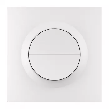 Two-channel ZigBee wall switch Sonoff MINI-ZB2GSL-E — compact in-wall smart switch, two relay channels, no neutral required