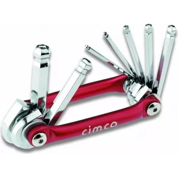 Folding hex key set Cimco 110596