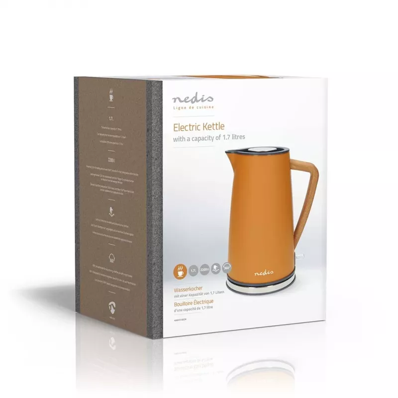 Electric kettle Nedis KAWK510EOR 1.7 L 2200 W Orange