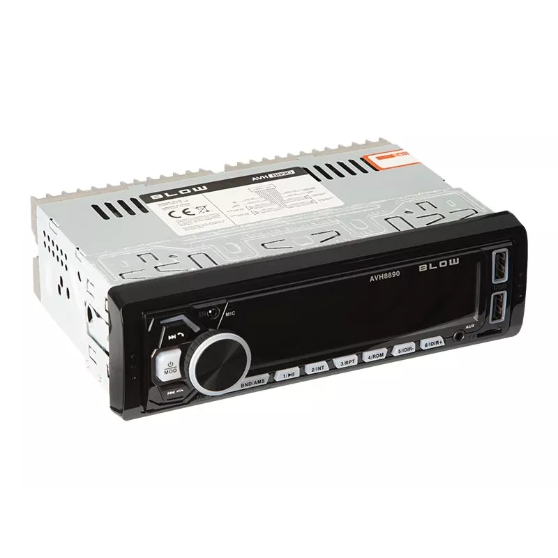 Car radio BLOW AVH-8890 FM 45W with Bluetooth, USB, AUX and LCD display