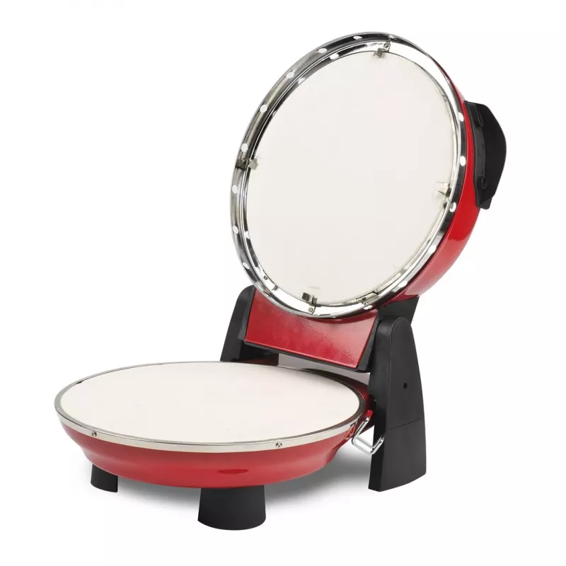 Pizza maker G3FERRARI G10032 — 1200W, stone cooking surface, max 400°C, 31 cm pizza, mechanical timer, red