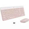 Logitech Slim Wireless Combo MK470 - Keyboard-and-Mouse-Set - Wireless - 2,4 GHz - QWERTY - rosé (920-011314)