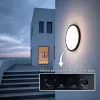 LED lamp with PIR sensor MACLEAN MCE525 B — outdoor wall light, motion-activated LED