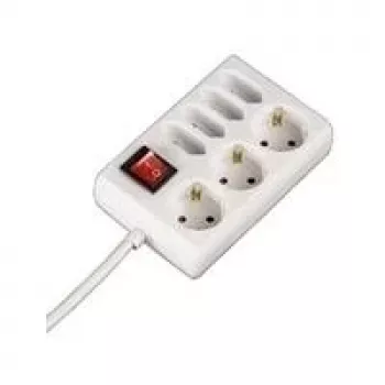 Hama 00108848 power extension 1.4 m 7 AC outlet(s) White