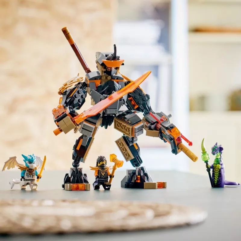 LEGO NINJAGO 71854 Cole's Mission Mech and Dragon Zane
