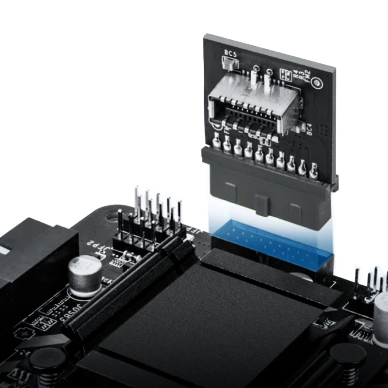 USB 3.0 adapter GrauGear GG 18024 90° panel socket (right-angle) Type A