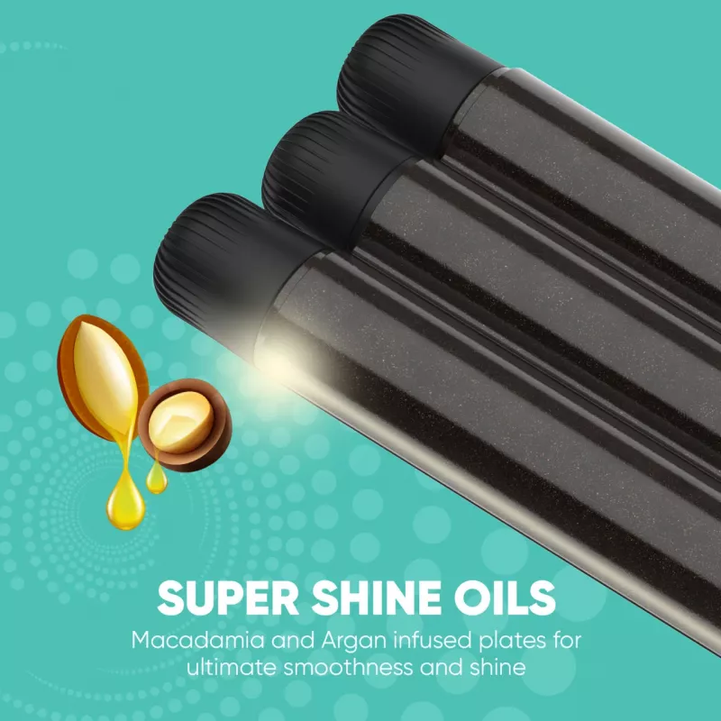 Triple Barrel Waver SBB SBWV-2000-EU 2000W — three-barrel hair waver