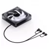 120mm ARGB PWM case fan Jonsbo ZA-120 black, model ZA-120B