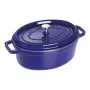 Cast iron cocotte Staub 4.25 L, 29 cm, blue