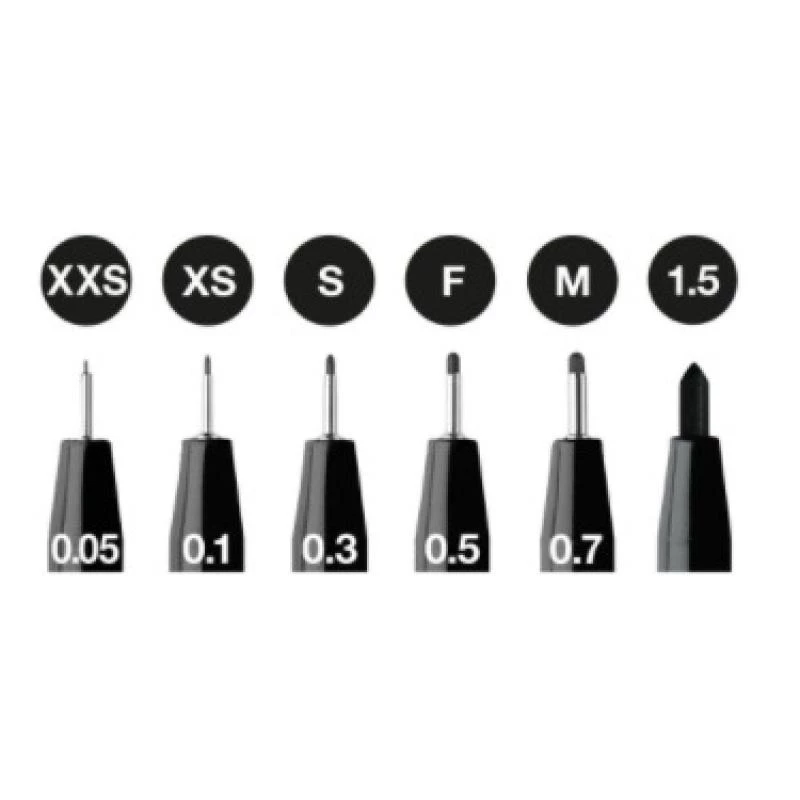 Mechanical pencil set Faber-Castell 167154 — 6 pcs, black plastic housing, black lead
