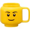 LEGO Keramiktasse Boy, klein gelb
