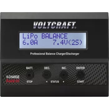 Battery Charger Voltcraft V-Charge 60 12V 6A — multifunction charger for 12 V lead-acid batteries