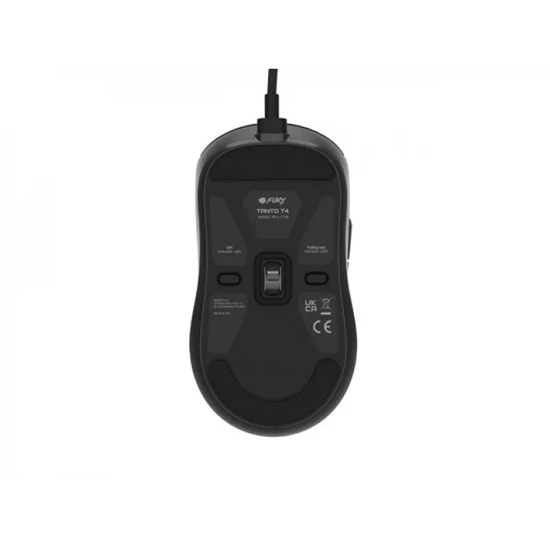 FURY TANTO T4 12000DPI RGB GAMING MOUSE BLACK PROGRAMMABLE