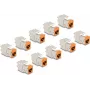 DeLOCK keystone module 88117 Flat RJ-45 Orange 10 pcs
