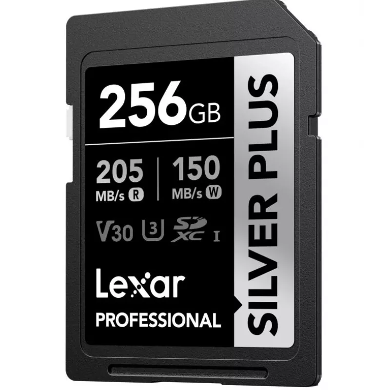 Flash Memory Lexar 256GB UHS-I SDXC SilverP
