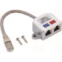 Adapter helos T-Adapter Cat 5e ISDN 0.15 m — helos 263835