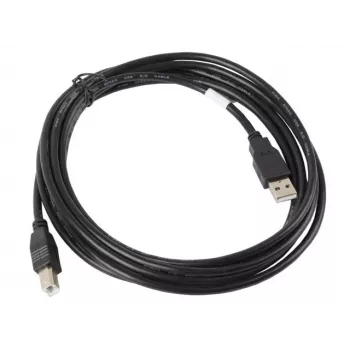 Lanberg CA-USBA-10CC-0030-BK USB Cable 3 M USB 2.0 USB B Black (CA-USBA-10CC-0030-BK)