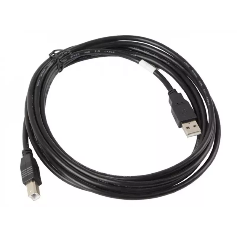 Lanberg CA-USBA-10CC-0030-BK USB Cable 3 M USB 2.0 USB B Black (CA-USBA-10CC-0030-BK)