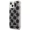 Karl Lagerfeld KLHCP14MLMNMK iPhone 14 Plus 6.7 hardcase black / black Liquid Glitter Monogram
