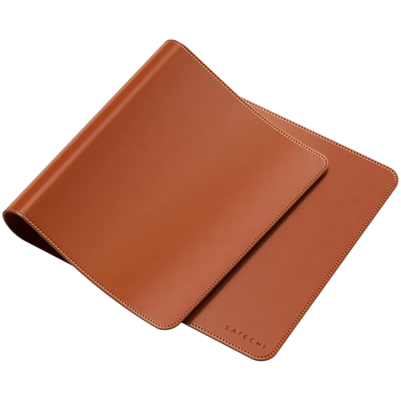 Mouse Pad Satechi Vegan-Leather Premium Desk Mat Brown ST-LPDMN