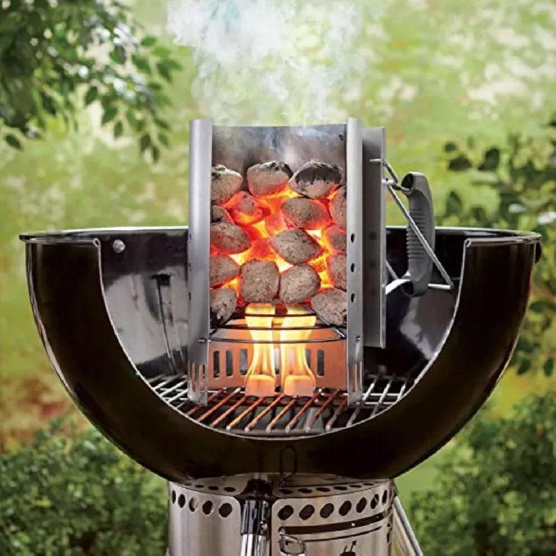 Chimney Starter BLAUPUNKT GCA01 portable charcoal starter, compact design, easy to use