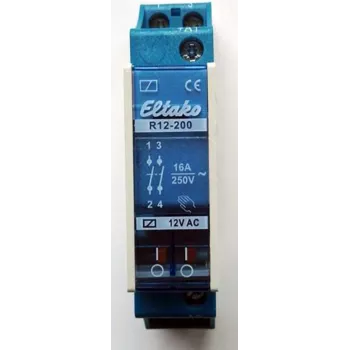 Eltako Electronics Switching Relay for Row Flush Mounting 2S 16A R12-200-12V (22200011)