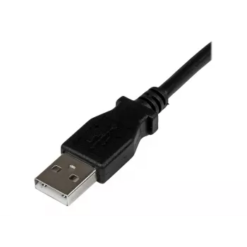 StarTech.com 2m USB 2.0 A to Right Angle B Cable - M/M, 2 m, USB A, USB B, USB 2.0, 0.48 Gbit/s, Black