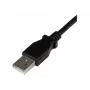 StarTech.com 2m USB 2.0 A to Right Angle B Cable - M/M, 2 m, USB A, USB B, USB 2.0, 0.48 Gbit/s, Black