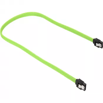 SATA Cable Sharkoon SATA 3 0.3m 7-pin Black Green