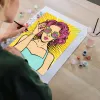 Ravensburger painting kit CreArt ART Collection Canvas Edition — Lady in Pink (PopArt)